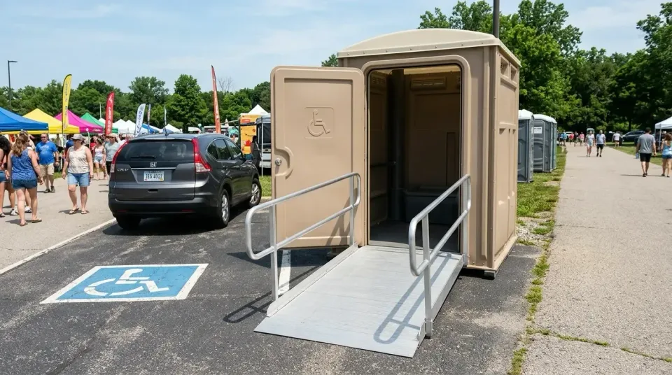 Ada Portable Restroom — Outdoor Event